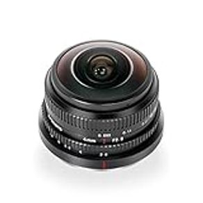 7artisans 4mm F2.8 Circular Fisheye Lens, 225° Ultra-Wide Angle of View, Compatible with Fuji X-Mount Cameras X-E1 X-E2 X-E3 X-E4 X-T3 X-T2 X-T20 X-T3 X-T4 X-T30 X-T200 X-Pro1 X-A1 X-A3 X-A5 X-A7