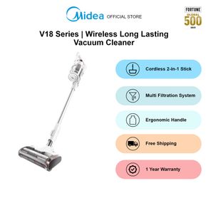 Midea 2-in-1 Cordless Vacuum Cleaner, MVC-V18PR