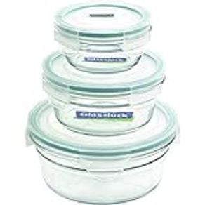 GLASSLOCK 11340 Glasslock 4-Piece Rectangle Oven Safe Container Set