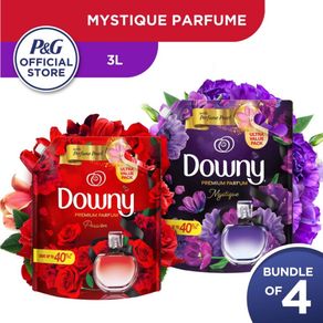 [Bundle of 4] Downy Perfume Fabric Conditioner 3L Carton Deal