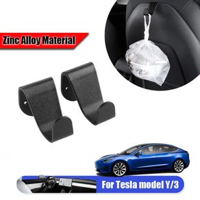 2 X Car Seat Headrest Hook Hanger Holder Fit for Tesla Model 3/S/X