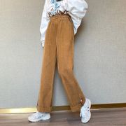 Vintage Oversized Corduroy Baggy Pants Women Harajuku y2k Brown Wide Leg Pant Streetwear Jogger High Waist Trouser Casual pants