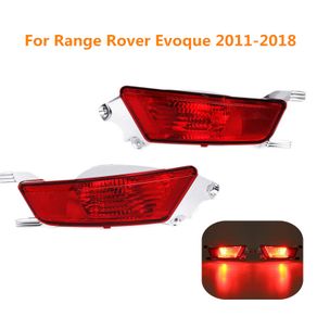 Car Rear Bumper Fog Lights Lamp with Bulb for Range Rover Evoque 2011-2018