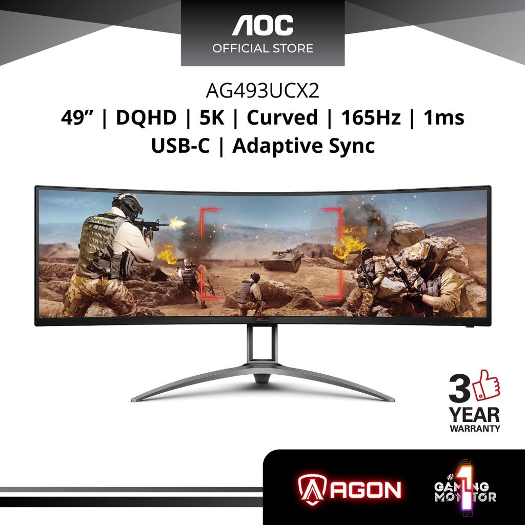 Aoc AG254FG 24.5´´ FHD TN LED 360Hz Gaming Monitor Silver
