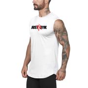 New Sportswear Cotton Bodybuilding Sleeveless Shirt Muscle Stringer Tank Top Men Fitness Shirt Mens Singlet Workout Gym Vest