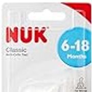 NUK Silicone Vented Teat, Large, 2 count