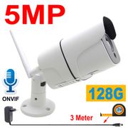 IP Camera Wifi 128G Storage Audio Outdoor Waterproof Cctv Security Surveillance Cam Ipcam Infrared Night Home Wireless Camera
