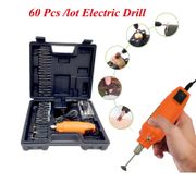60 in 1 Electric Drill Set Grinder Engraving Pen Mini Sanding Machine Rotary Tool Grinding Machine Accessories