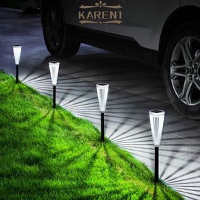 KA 2 Pack Solar Landscape Flame Effect Torch Walkway Lawn Lamps