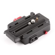 MeterMall P200 Quick Release QR Clamp Base Plate for Manfrotto 500 AH 701 503 HDV 577