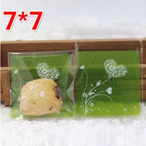 100pcs Snowflake Patterned Packaging Bags For Diy Candy & Baking Packaging