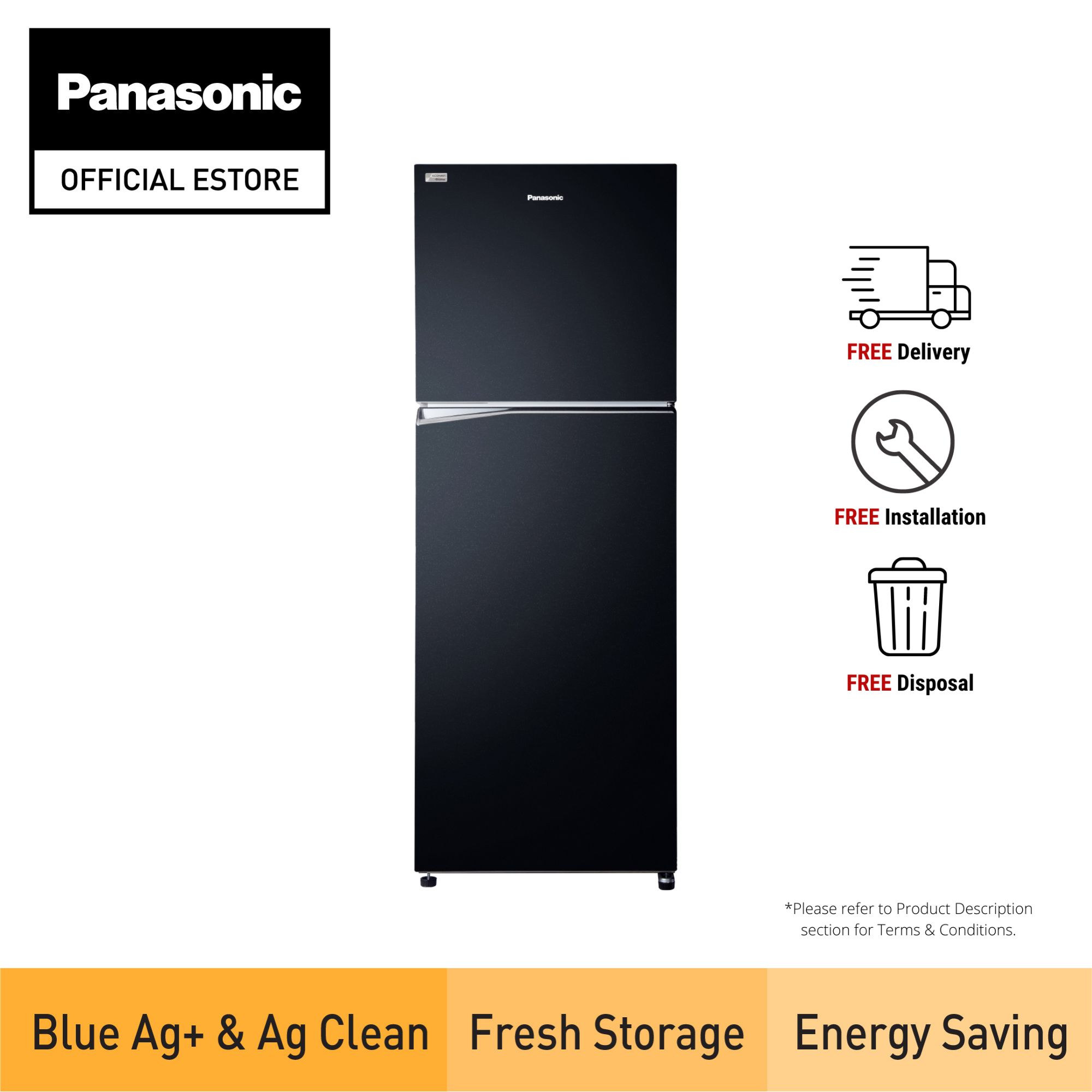 panasonic 2 door fridge nr bv320xssg