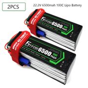 GTFDR 6S 22.2V 6500mah 100C-200C Lipo Battery  6S  XT60 T Deans XT90 EC5 For FPV Drone Airplane Car Racing Truck Boat RC Parts