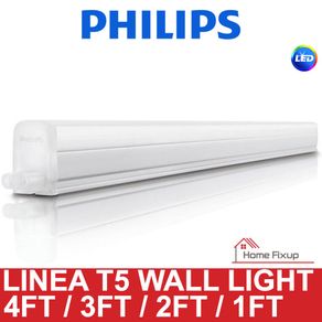 Philips Linea T5 Wall Light [Bundle of 4 + 2 FREE Wire connector]