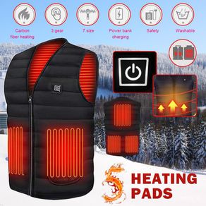 Outdoor Men Women USB Electric Heated Pants Winter Warm Heating
