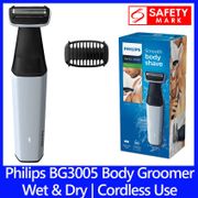 Philips BG3005 Body Groomer. Philips BG-3005. Shower Proof. Rechargeable. Safety Mark Approved. 2 Years Warranty.