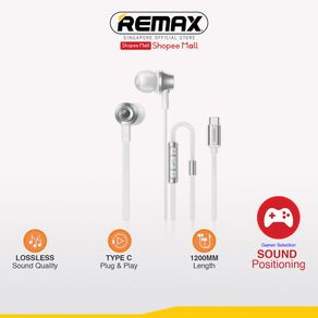 [Remax Audio] RM-610 Series Gamer Selection Metal Gaming Calls & Music Wired Earphone For Type C and IPH