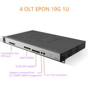 EPON OLT  E04 1U EPON OLT  4 Port For Triple-Play 1.25G/10G uplink 10G olt epon 4 pon 1.25G SFP port PX20+ PX20++ PX20+++