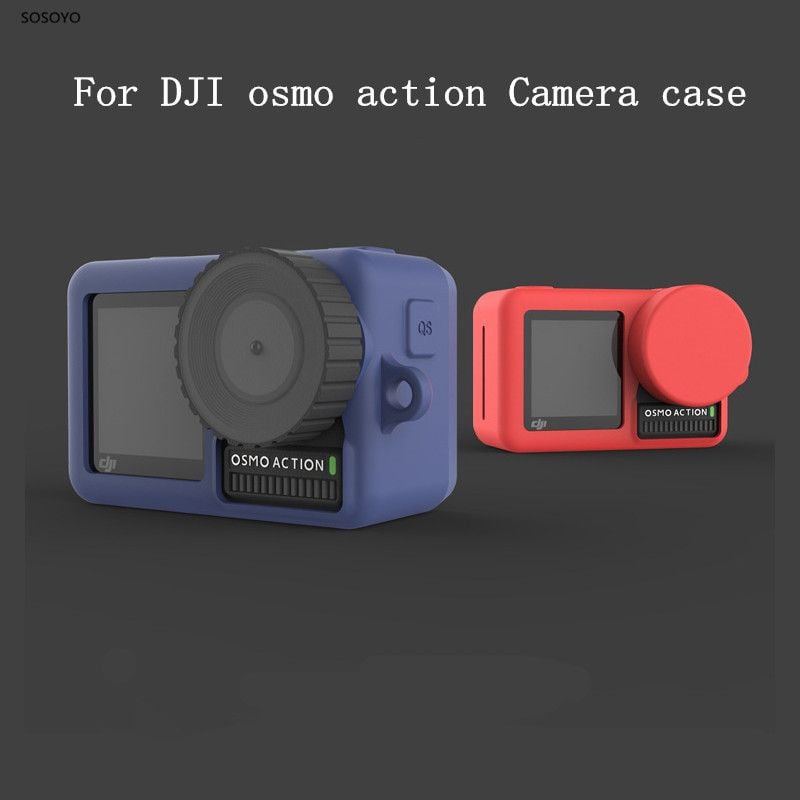 For DJI OSMO POCKET 1/2 Accessories Camera Case Protective Silicone Cover  Skin +Lens Cap