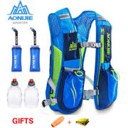 AONIJIE 2020 New Running Marathon Hydration Nylon 5.5L Outdoor Running Bags Hiking Backpack Vest Marathon Cycling Backpack E885
