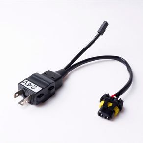 2018 New HID Car 24V H4 Bi-xenon Control Line Harness Controller Wires Replacement for H4-3 Hi/low Kit  plug And Play