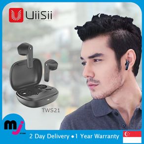 [1 YEAR WARRANTY] UiiSii Songbird TWS21 Power Bass Truly Wireless Earbuds 30 Hours Music Volume Touch Control HiFi Audio