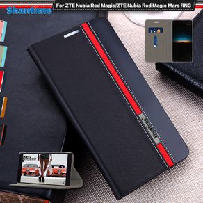 For ZTE Nubia Z50, Shockproof Business Hybrid Leather Soft Rubber Case  Cover