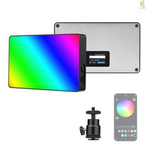 Andoer 360° Full Color RGB Photography Light Professional LED Video Light  Bi-Color Temperature 3000K-6500K Dimmable Bri   A0220