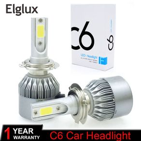 Shipping by DHL C6 Car Headlight 72W 7600LM Led Light Bulbs H1 H3 H7 9005  9006 H11 H4 H13 9004 9007 Automobiles Headlamp 6000K Prices and Specs in  Singapore, 02/2024