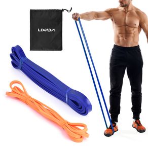 [Lixada SG Mall] Lixada 2PCS Resistance Loop Band with Carry Bag Natural Latex Pull Up Assist Band Home Gym Fitness Yoga Strength Training Elastic Exercise Workout Band