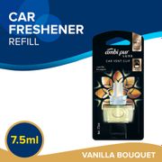 Ambi Pur Luxe Car Vent Clip Vanilla Bouquet Car Air Freshener Refill 7.5ml