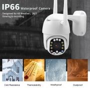 1080P PTZ IP Camera Wifi Outdoor Speed Dome Wireless Wifi Security Camera Pan Tilt 4X Digital Zoom 2MP Network CCTV Surveillance