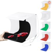 PULUZ Mini Folding Lightbox Photography Photo Studio LEDs Panel Light Soft Box Photo Background Kit