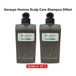 [BUNDLE OF 2] KERASYS HOMME SCALP CARE SHAMPOO 550ML