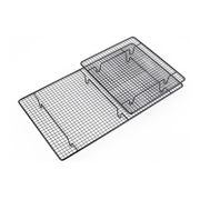 Carbon Steel Cooling Rack Baking Rack, Fits Cookies Cakes Breads Baking, Safe for Cooking Roasting Grilling