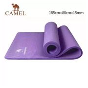 100% original imported Camel NBR Yoga Mat Men and Women Sports Non-slip Yoga Fitness Mat / 185*80*1.5cm