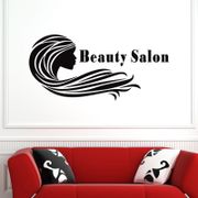 Hair Salon Wall Decal Sticker Barber Shop Scissor Vinyl Window Decals Decor Mural Hairdresser Glass Beauty Salon Sticker