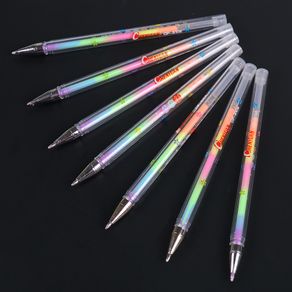 Ink 6 Colors Highlighter Pen Marker Stationery Point Pen Colorful Writing Painting Pens School Office Supplies