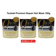 [BUNDLE OF 3] TSUBAKI PREMIUM REPAIR HAIR MASK 180G