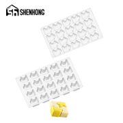 SHENHONG Silicone Cake Mold Jigsaw Puzzle French Dessert Mould Geometric Mousse Muffin Decorating Tools Baking Pastry Tray