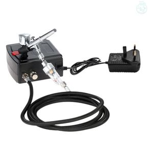 KKmoon Multi-purpose Dual Action Airbrush Mini Air Compressor Set