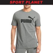 Puma Men Essentials Logo Tee Shirt Baju Lelaki (586666-03) Sport Planet 42-29