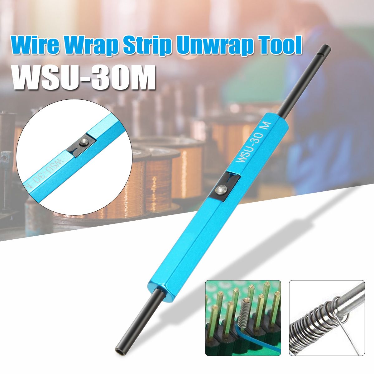 New Durable Wire Wrap Hand Tools Wsu-30m Wire Wrap Strip Unwrap Tool For  Awg 30 Cable Prototyping W