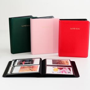 64 Pockets 3 Inch Fujifilm Instax Mini Film Photo Paper Album Book Instant Mini 9 8 7s 90 70 25 Camera Film Name Card Holder