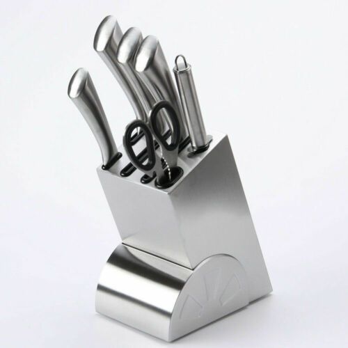 BIGSUNNY 7Pcs Kitchen Knife Set with Premium Pakkawood