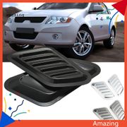 [AM] 1Pair Car Decorative Air Flow Intake Scoop Turbo Bonnet Vent Cover Hood Cover