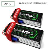 GTFDR 6S 22.2V 6200mah 100C-200C Lipo Battery 6S  XT60 T Deans XT90 EC5 For FPV Drone Airplane Car Racing Truck Boat RC Parts