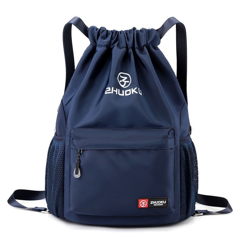 Drawstring Backpack Waterproof Drawstring Backpack Bag Sports Gym Bag with  Side Pocket for Women Men