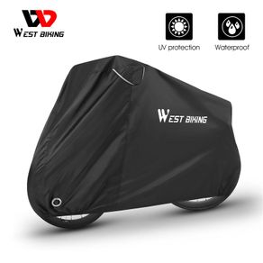 WEST BIKING Bicycle Cover Rainproof Dustproof Bike Cover With Lock Hole Sun Protection Motorcycle Scooter Cover