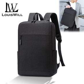 LouisWill Men Laptop Backpack Waterproof Travel Backpack Bag